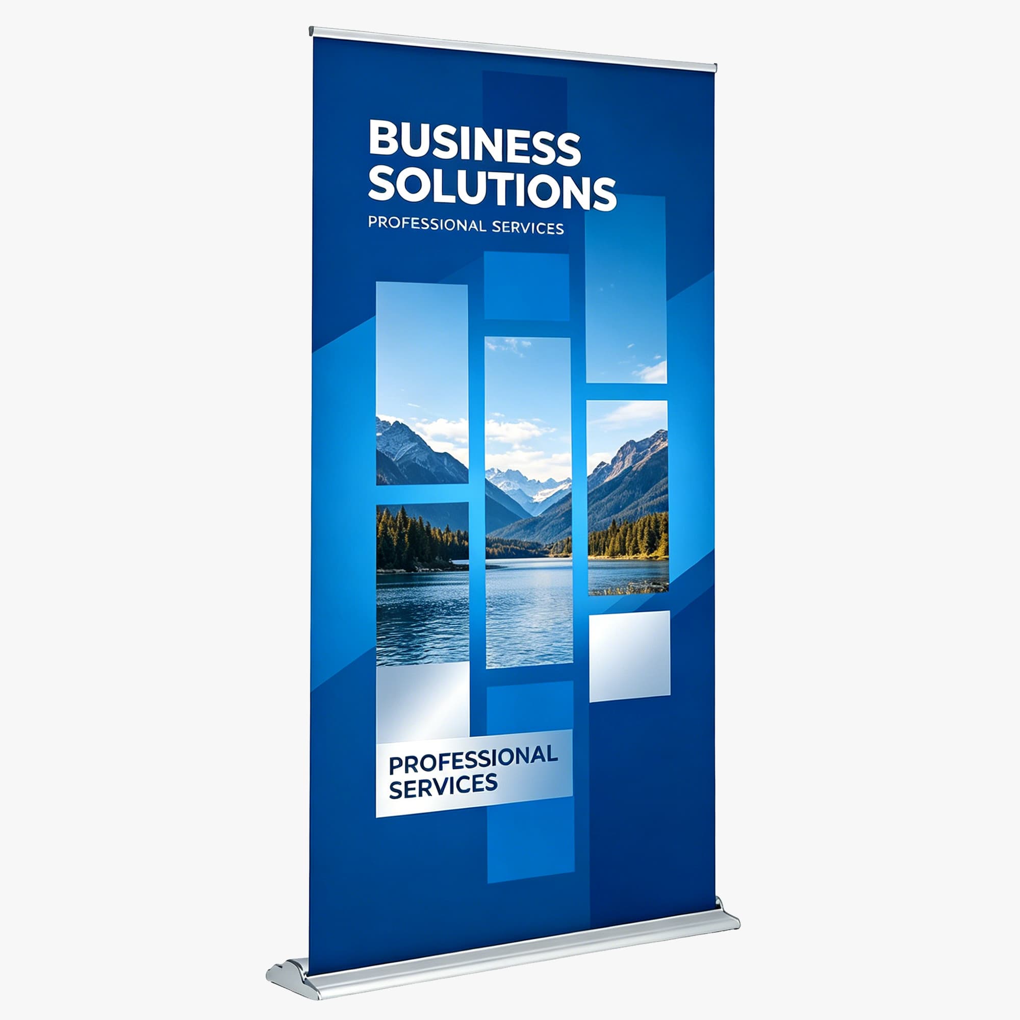 加厚易拉宝成品示意图