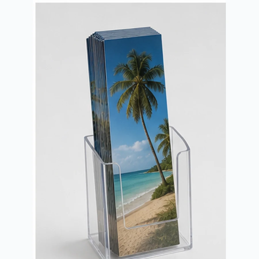 Rack Card 展示卡成品示意图